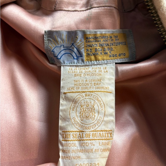 Vintage 70s Hudson’s Bay Company Zip-up Inuvik Parka Jacket Medium - Picture 3 of 8